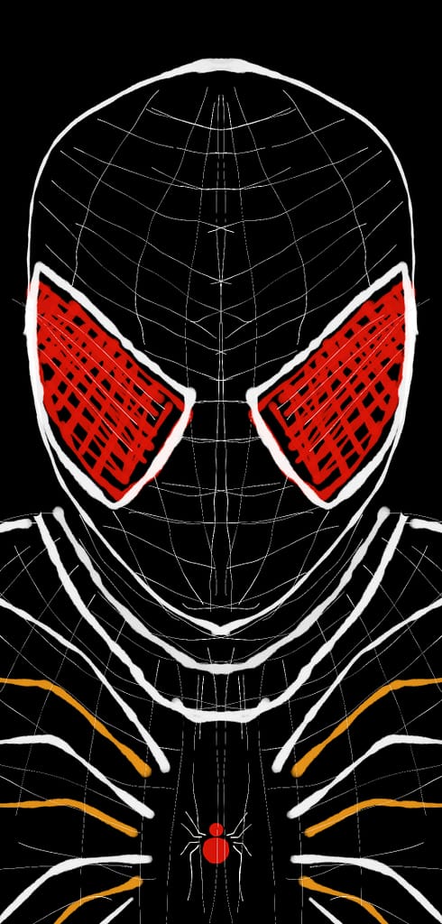 Spiderman NWH golden black suit 
