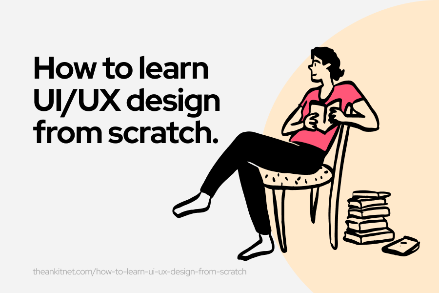 how to learn ui ux design from scratch : thumbnail